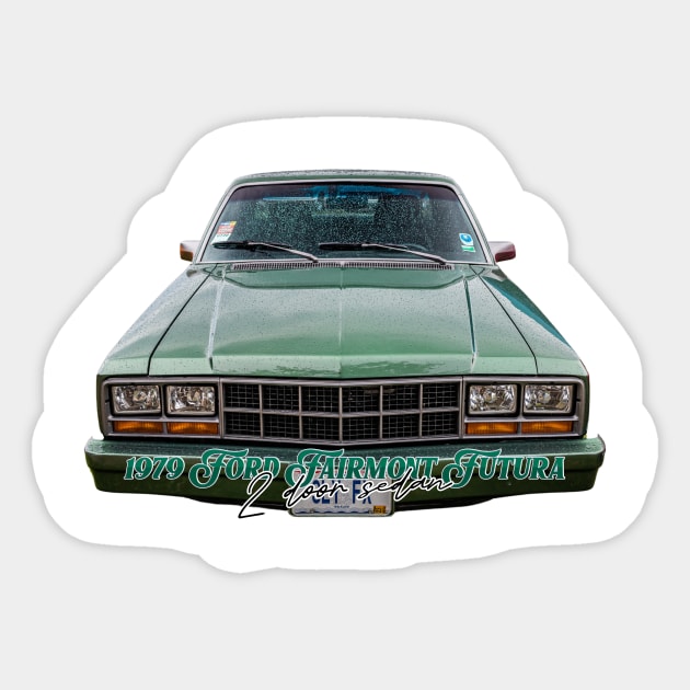 1979 Ford Fairmont Futura 2  Door Sedan Sticker by Gestalt Imagery